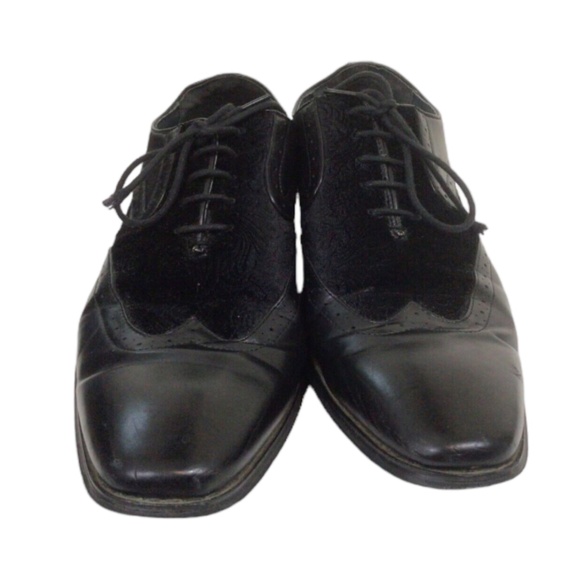 Amali Greyson Men’s Leather Oxford Dress Shoes main image 5